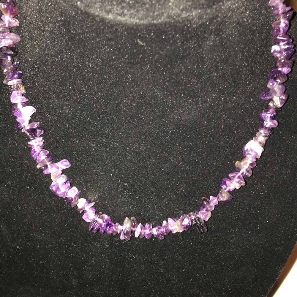 Beautiful Handcrafted Purple Necklace
